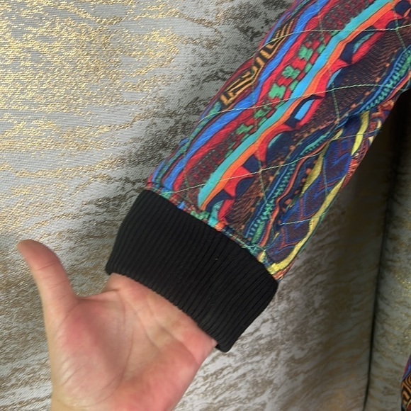 Vintage 🧚♀️Nomis Multicolour Ski/Snowboarding 3D Print Jacket Size S - Picture 4 of 16